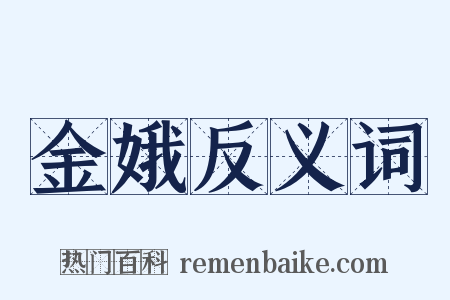 金娥反义词是什么意思的图片